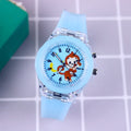 Disney Princess Elsa Kids Watches Girls Silicone Strap Cartoon Rabbit Dinosaur Light Children Wrist Watch Clock reloj infantil