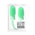 Dog Super Soft Pet Finger Toothbrush Teeth Cleaning Bad Breath Care Nontoxic Silicone Tooth Brush Tool Dog Cat Cleaning Supplies