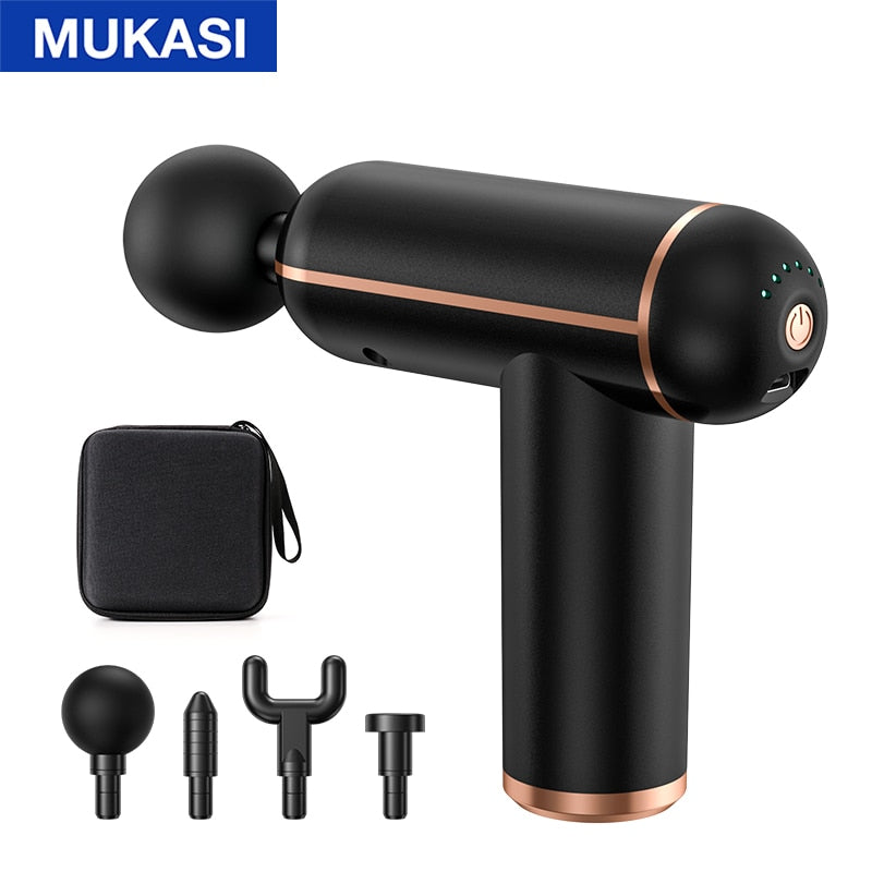 Pistola de percussão portátil Massageador para corpo, pescoço, tecido profundo, relaxamento muscular, gota, alívio da dor