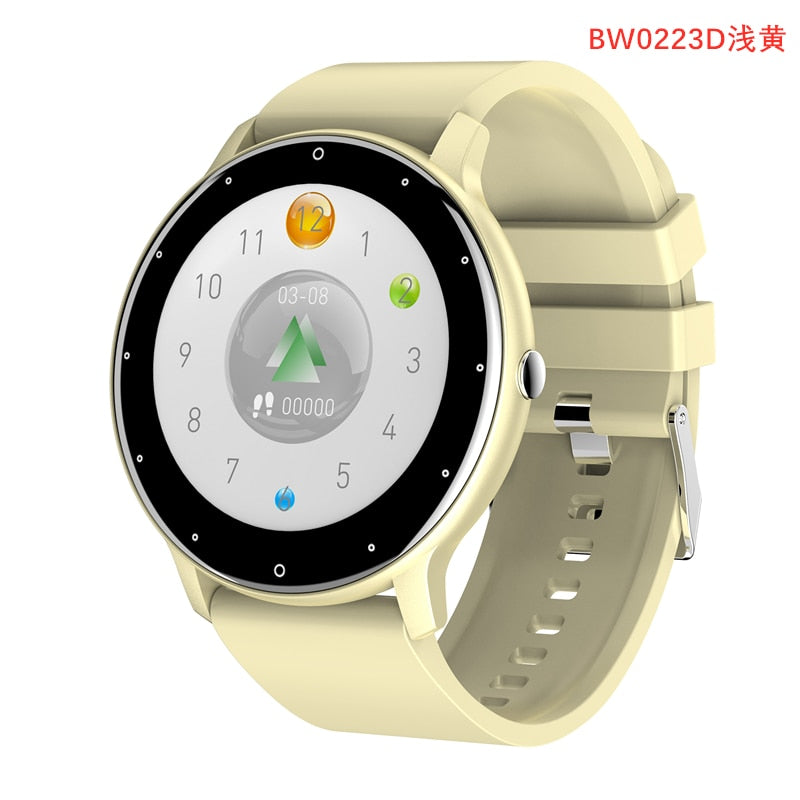 Relógio Inteligente Masculino Feminino Com Tela Sensível Ao Toque Completo Esporte Fitness Relógio Masculino IP67 À Prova D' Água Bluetooth Para Android IOS Smartwatch Masculino