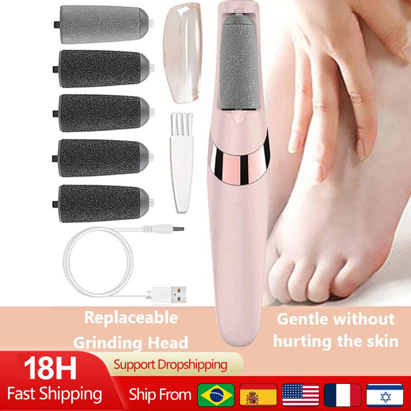 removedor de calos profissional ferramentas pedicure elétrica